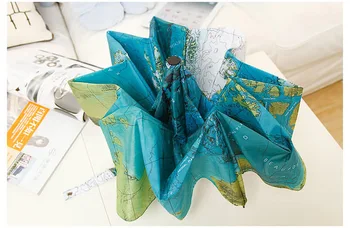 

Automatic Women's Rain Umbrella 8 Ribs World Map Printed Umbrellas for Female Rain Gear Paraguas Umbrella Automatic