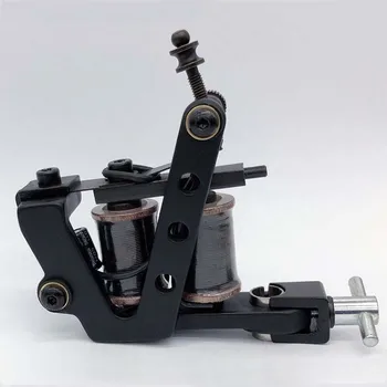 

New Precise Cast-iron Tattoo Machine 10 Warp Coils Tattoo Guns Machine For Liner Shader Handmade Tattoo Machine TM-1234