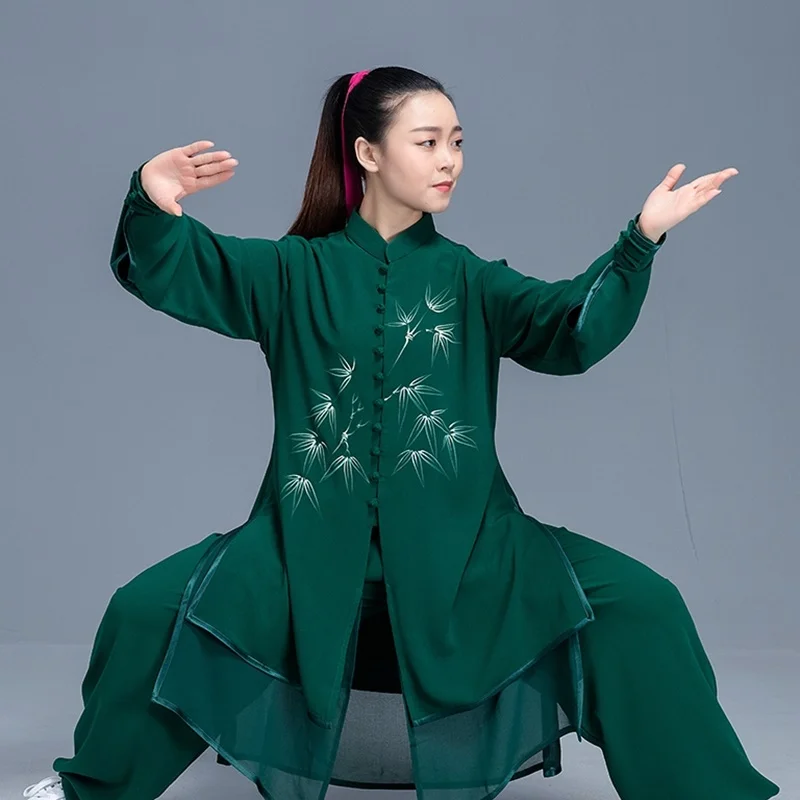 2019 набор боевых искусств Wushu форма для кунг фу одежда Китайский воин костюм меча