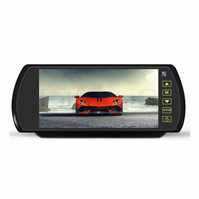 Universal 7 inch TFT LCD Mirror Monitor Widescreen Touch Button for Car Auto Rearview Monitors Backup Reversing vehicle Camera (20)