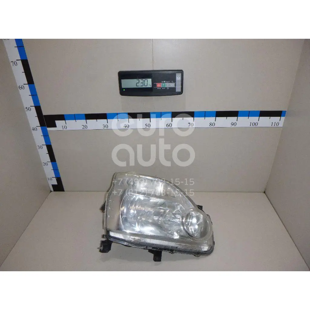 Фара правая, состояние – Б/У,, для Nissan X-Trail(T31) 26025JG40A ДО 07/2010 ГОДА НЕ КСЕНОН 26025JG40A