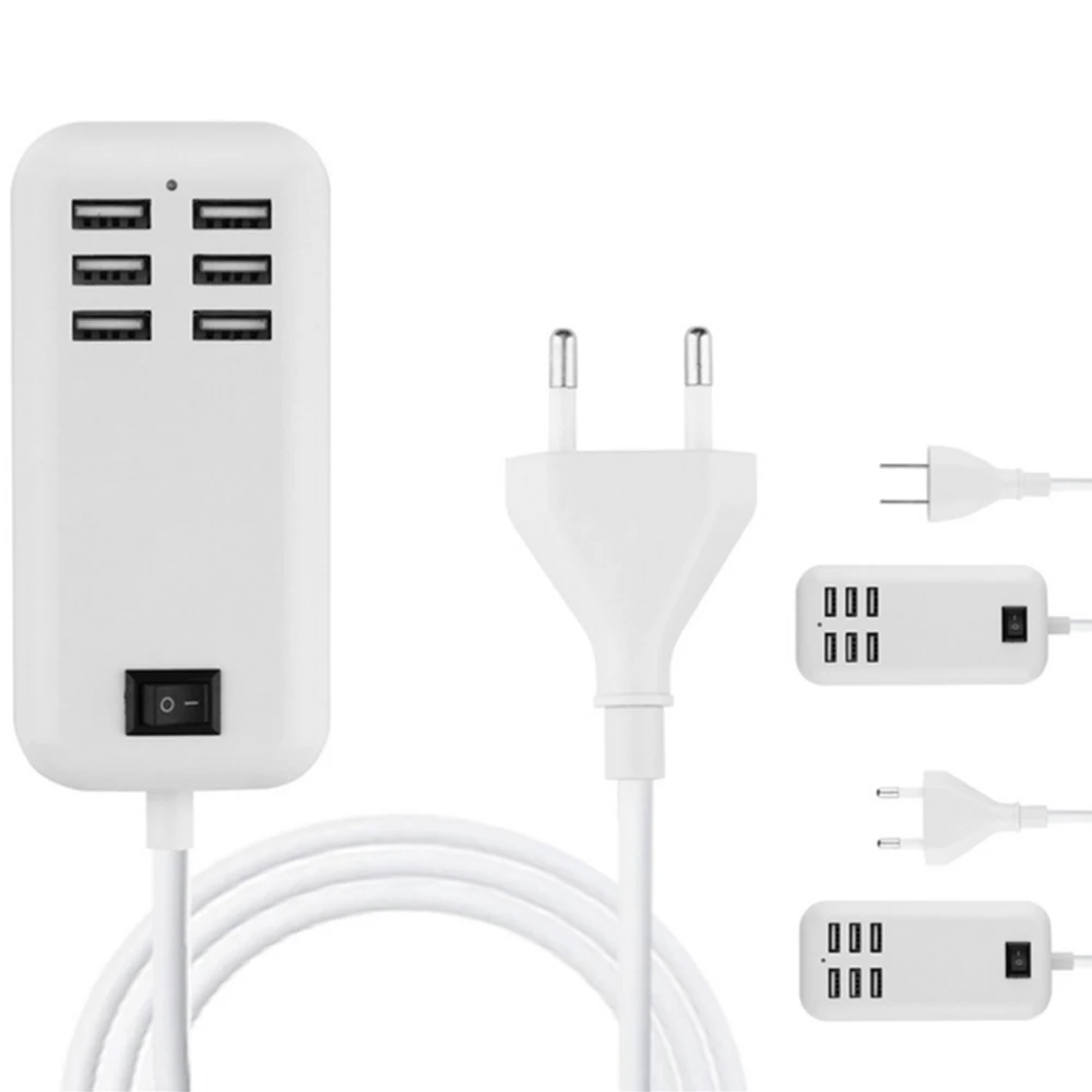 15 Вт/20 Вт/30 Вт 4/6 Порты и разъёмы usb-хаб мульти разветвитель с Мощность адаптер