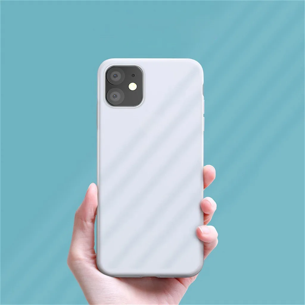 Для iPhone 11 чехол ультра тонкий 0,3 мм прозрачная матовая Защитная крышка