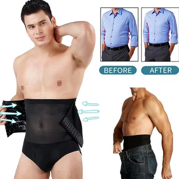 

Men Control Pantiess High Waist Trainer Slimming Underwear Belt Buttocks Lifter Tummy Control Tight Shapewear Panties