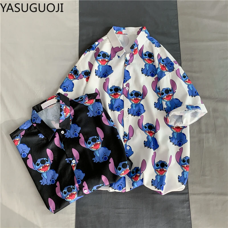 YASUGUOJI Мужская Летняя Повседневная футболка с коротким рукавом и 3D принтом блузка