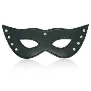 

Sexy PU Leather Eyewear Girls Lady Women Half Face Eye Mask for Dance Ball Party Adult Cosplay Role Game Rave Festival Outfit