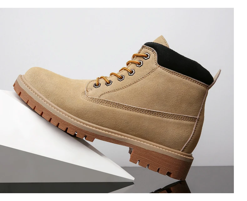 Обувь; мужские ботинки; замшевые зимние теплые ботинки Martens; крутые мотоциклетные мужские Ботильоны; классические мужские оксфорды; зимние ботинки; мужские рабочие ботинки