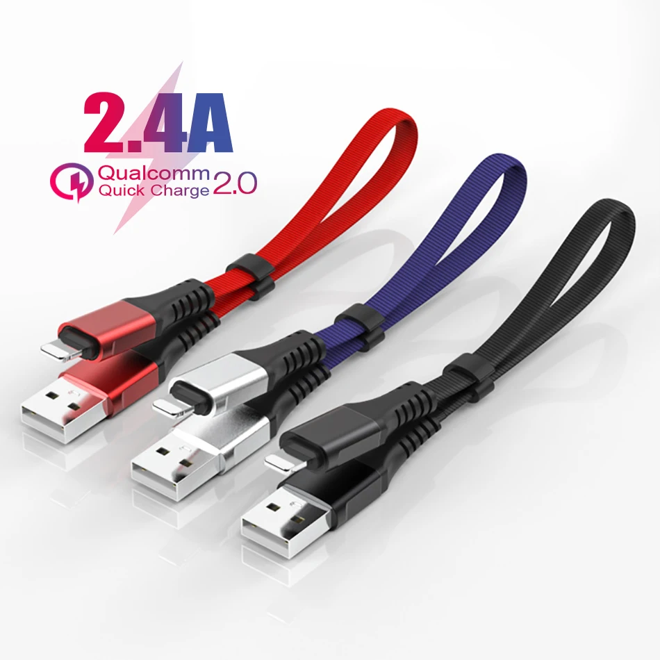 30 см короткий, для зарядного устройства кабель для передачи данных Micro usb type C кабель для освещения для iphone X huawei honor 9X Быстрая зарядка power Bank Кабели для телефонов