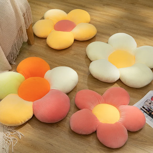 1pc 40-60cm Colorful Plant Flowers Plush Toy Beautiful Flower Plush Cushion Stuffed Soft Sofa Bed Pillow Girls Room Decor Gift 4