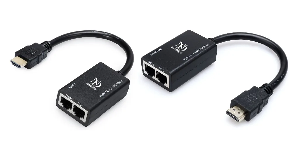 HDMI усилитель сигнала HDMI кабель удлинитель HDMI CAT-5e/6 кабель удлинитель Поддержка 3D