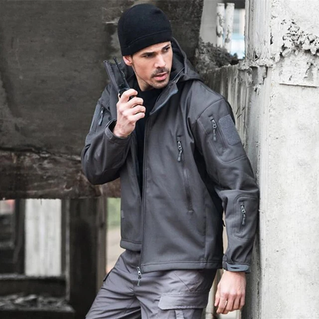 Roupas de Caça Camufladas de Sniper, Roupas de Campo para Homens com Forro  de Fleece, Corta-vento Impermeável para Caminhadas, Softshell - AliExpress