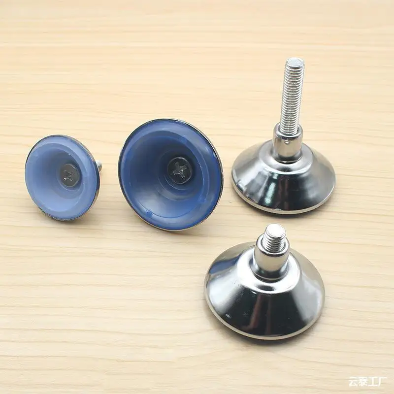 

4pc Furniture Adjustable Screw Bolt Chair Feet Cup leg Pad M8 M10 for machine anti-skid shock absorber Floor protector foot