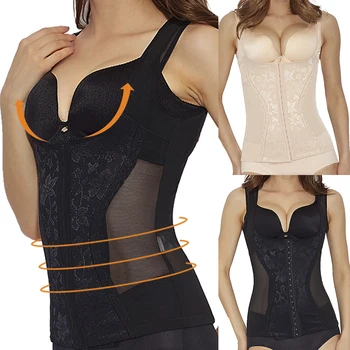 

2020 Women Six-breasted Body Shaper Women Butt Lifter Waist Trainer Corrective Slimming Underwear Bodysuit Sheath