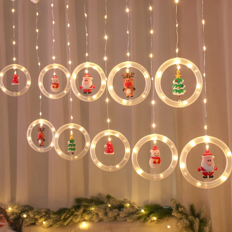 Dekorasi Lampu Natal Di Dinding Dekorasi Klaus Navidad 2021 Tahun Lampu Gantung Dekorasi Manusia Salju Lampu Kreatif Lampu Natal untuk Kamar Tidur Dinding Jendela Teras|LED Strip| - AliExpress