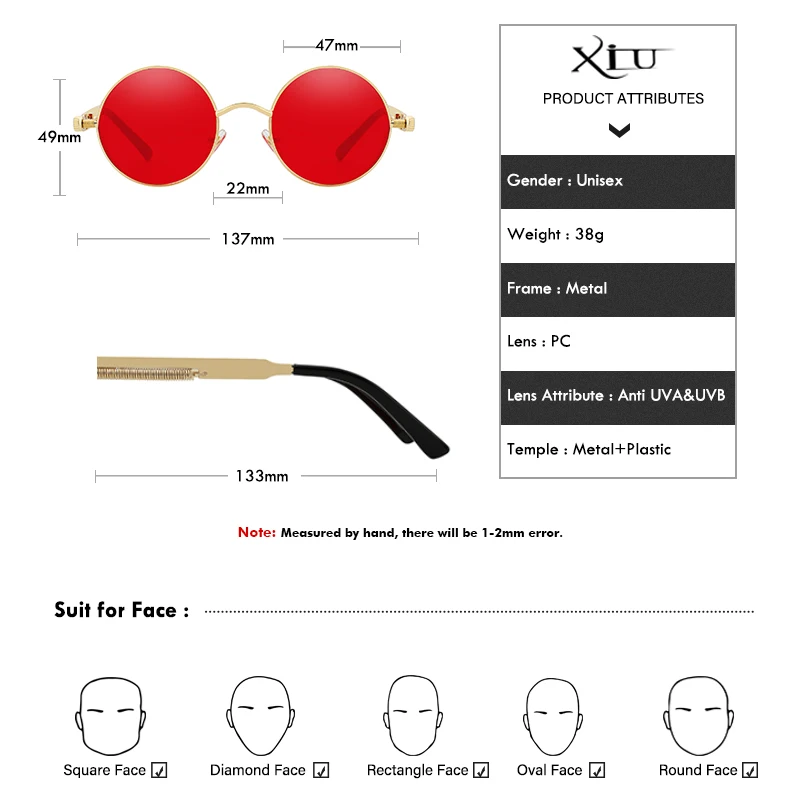 Круглые солнечные очки винтажные металлические|glasses protector|glasses kidglasses vintage |