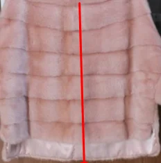 leather pink zipper Женская натуральная норка, пальто с мехом, полосатый кардиган на молнии, верхняя одежда - Цвет: leather pink zipper
