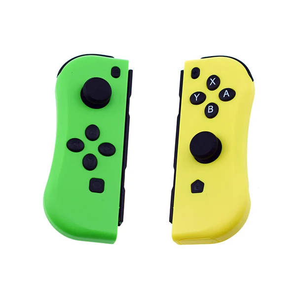 joycon-Green-yellow Беспроводной переключателя Nintend контроллер в том числе Joy-Con для Nintendo Switch вибрации и датчик функции могут быть использованы при помощи проводной и Bluetooth - Цвет: joycon-Green-yellow
