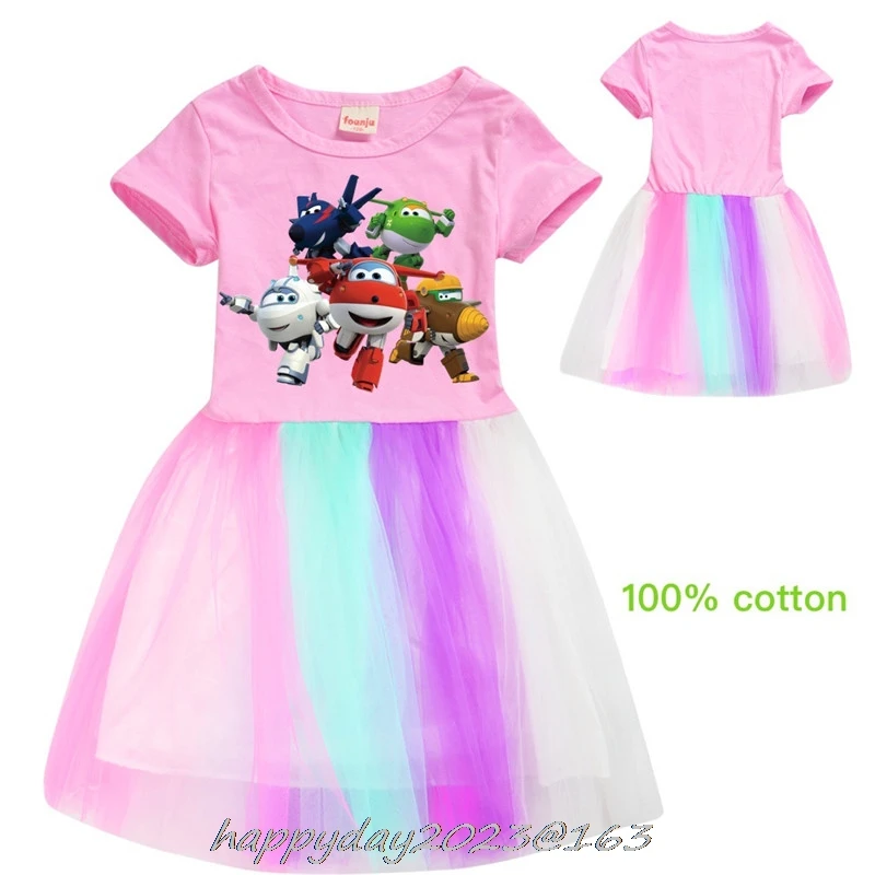 Abiti Per Ragazze Nuovi Abiti Da Principessa Estivi Super Wings Abiti Per Bambini Abiti Per Ragazze Abiti Per Bambini 3-10Y