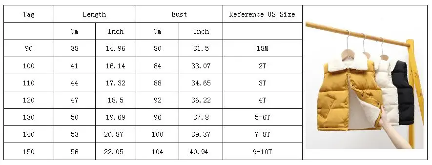 VOGUEON 2021 Autumn Winter Girls Lambswool Vest Coat Children Outerwear Waistcoat Casual Turn-down Collar Boys Jacket Clothing nice winter coats