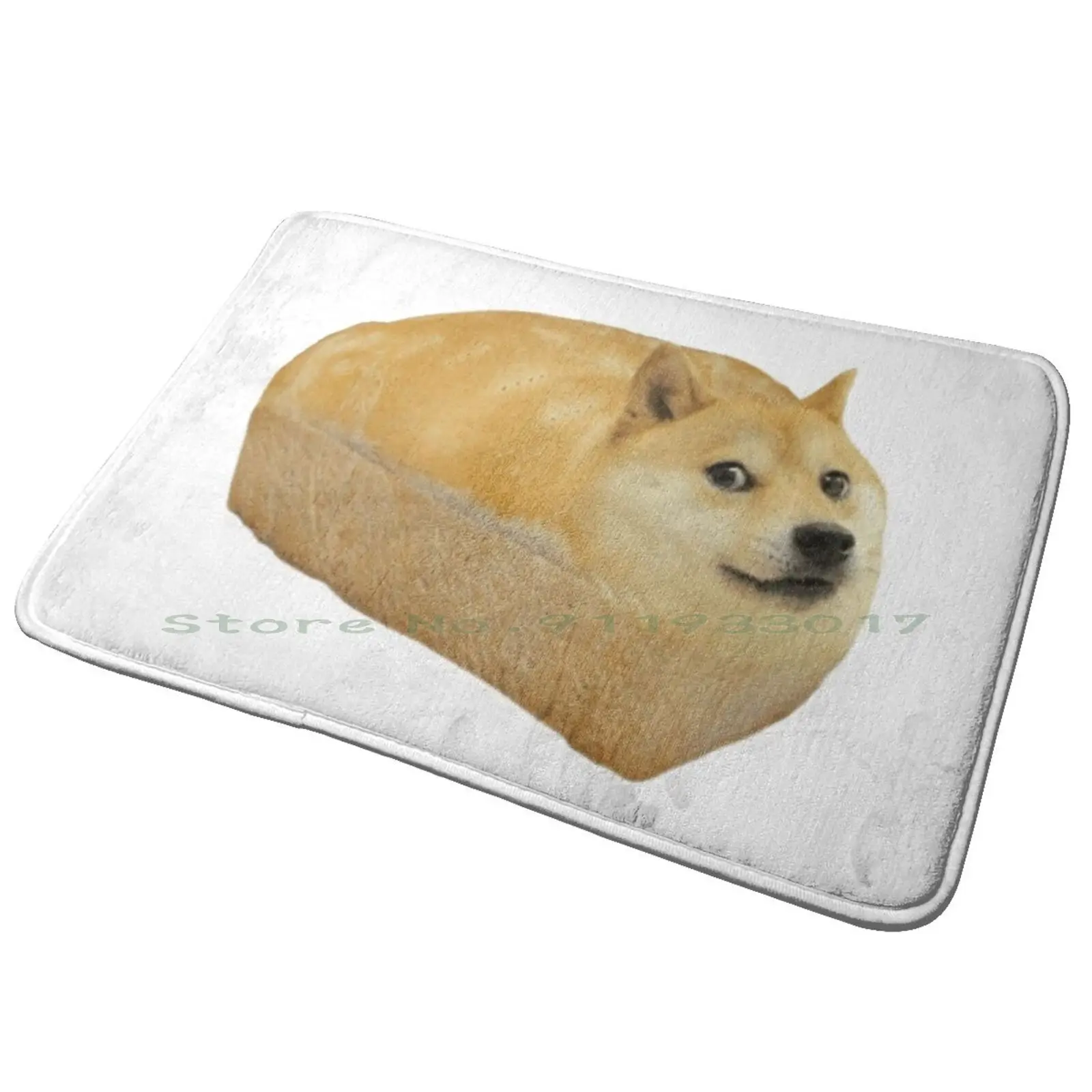 

Коврик Doge для входной двери с лепестками, противоскользящий мат для ванной, лоза Doge Meme, забавная лоза для хлеба, для спальни, кухни, коврик для ног