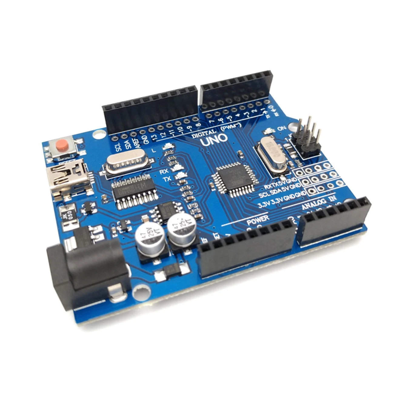 Mini usb CH340G крутая версия UNO R3 MEGA328P UNO R3 ATMEGA328P AU совместимый CH340 Micro USB/Mini usb интерфейс для Arduino - Цвет: Mini usb