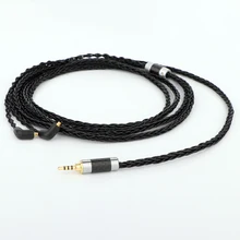 

Preffair Hifi 8cores Single Crystal headphone cable Carbon Fiber 2.5mm plug earphone cable Etymotic ER4 XR SR ER4SR ER4XR ER3sr