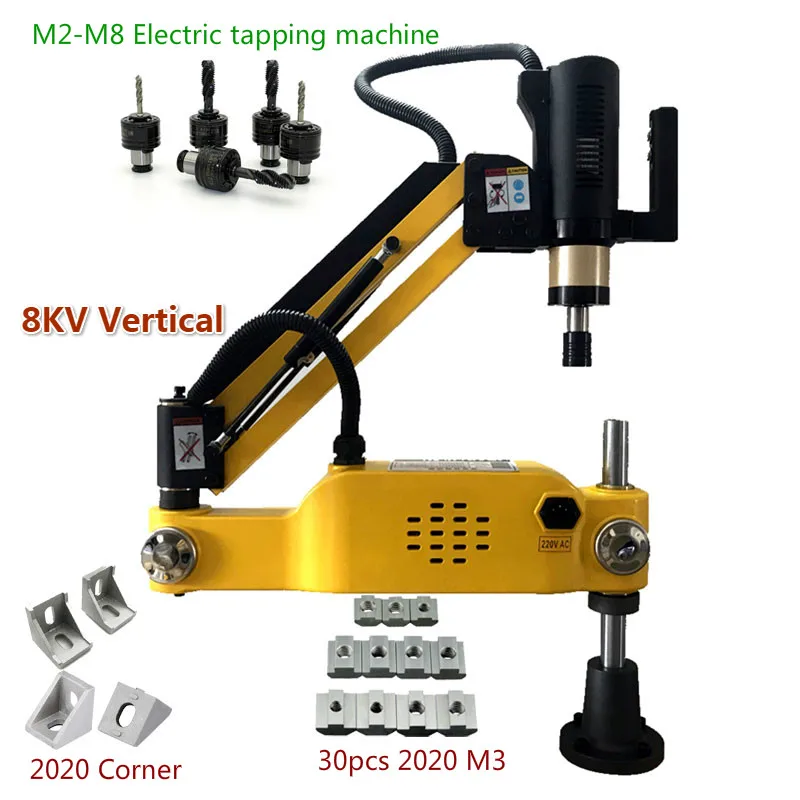 220V M3-M16-M30 Универсальный Тип электрические гайконарезной станок