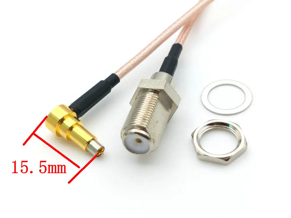 100pcs new MS-156 MS156 Pyhteyl Plug Male To F Female Jack Test Probe RG316 Cable Leads