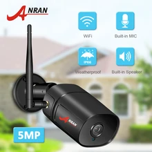 Anran 5MP ip-камера, слот для sd-карты, HD, для улицы, водонепроницаемая, инфракрасная, 30 м, ночное видение, безопасность, видеонаблюдение, wifi камера, 1920P