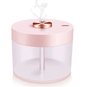 

Mini Humidifier, 780Ml Cool Mist Humidifier Wireless with Night Light for Baby Bedroom and Office Auto Power Off