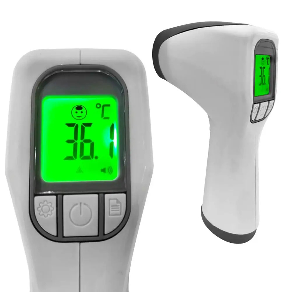 

Non Contact Infrared Temperature LCD Digital Forehead thermograph Fever Alarm Monitor Measurement Tools for Baby