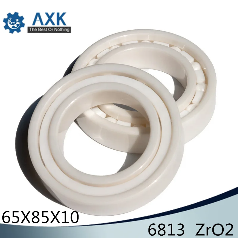6813 Full Ceramic Bearing ( 1 PC ) 65*85*10 mm ZrO2 Material 6813CE All Zirconia Ceramic 6813 Ball Bearings
