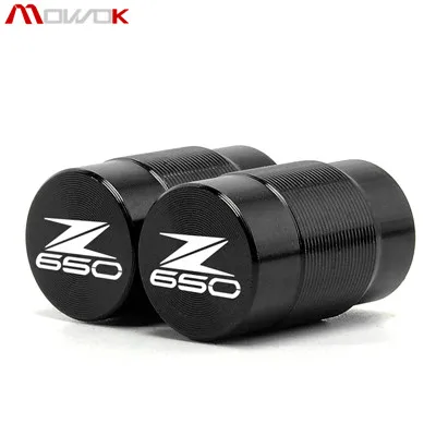 Z650 Black Для KAWASAKI Z900 Z 900 Z650 Z 650 2002- Мотоцикл CNC алюминиевые аксессуары крышки стержня вентиля шины CNC воздухонепроницаемые крышки - Цвет: Z650 Black