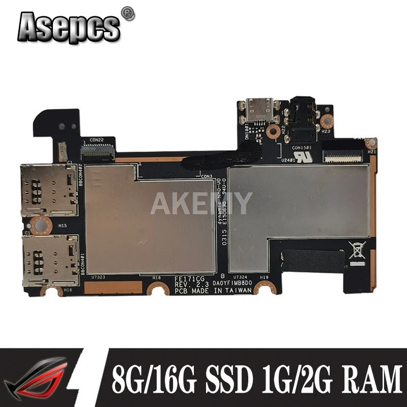 Новинка! Оригинал для For Asus FE171CG FE171C планшеты материнская плата Mainboard логическая W