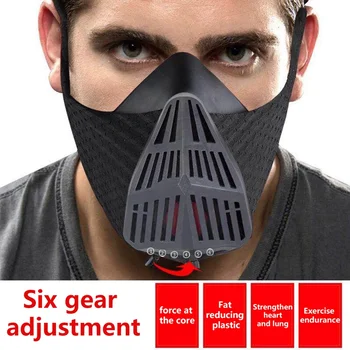 

2020 Oxygen Barrier Sports Mask Fitness Running Plateau Altitude Riding Training Mask High Altitude Mask For Aerobic Running New