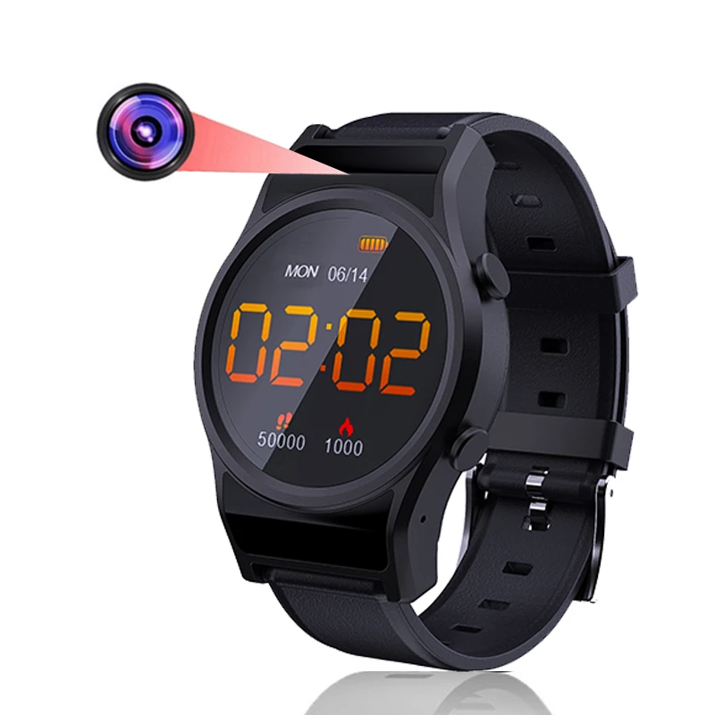 Metal Color Display Wearable DV DVR 1080P HD Invisiable Camera Watch Voice Recorder Smart Band Wristband