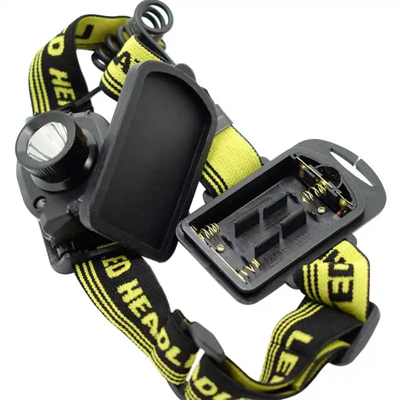 Infrared Sensor 3800 Lumen LED Headlamp Powerful Super Bright   3 Modes Frontal Headlight Portable Waterproof Running Flashlight