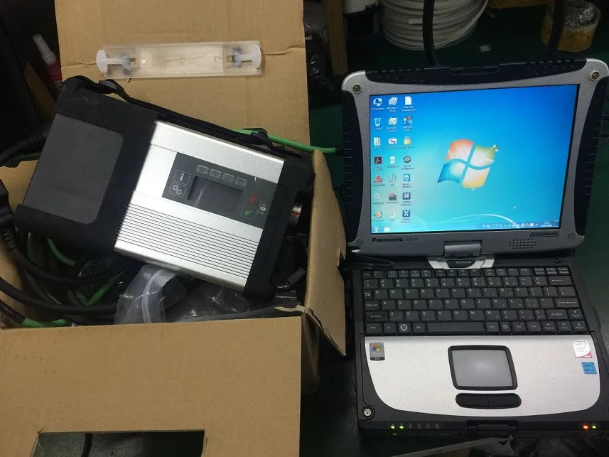 MB Star C5 SD Подключение C5 с программным обеспечением X/DSA/DTS v092019 SSD HDD используется ноутбук CF-19 Авто звезда диагностические инструменты для МБ автомобилей грузовиков