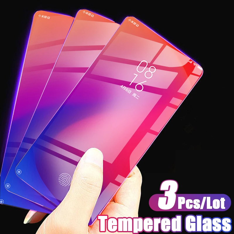 3 шт./лот Защитное стекло для экрана Xiaomi 9 SE 8 Lite CC9e 9T Pro Pocophone F1 Mi A1 A2 Закаленное