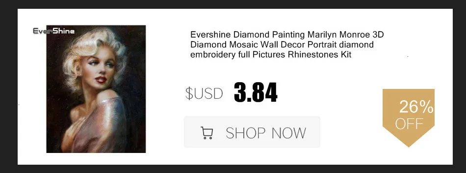 EverShine 5D DIY алмазная живопись Полная площадь Новые Поступления Маска Алмазная мозаика полная вышивка бисером наборы изображений ручное хобби