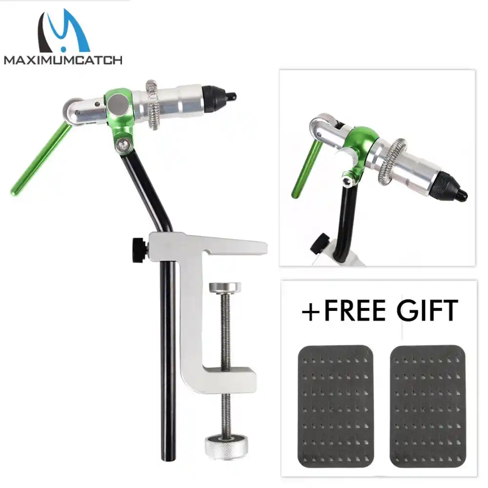 rotating fly tying vise