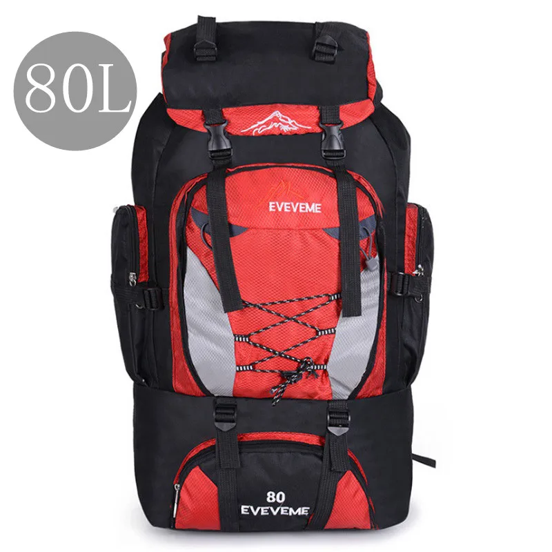 Мужской большой рюкзак для походов и альпинизма, 80 л|Сумки для альпинизма| | АлиЭкспресс