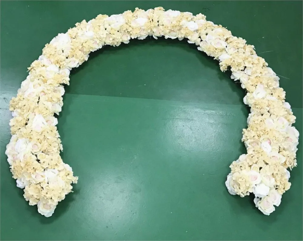 DIY цветок аксессуары круг цветок держатель пластиковая рамка для цветов стены арки дверь фон пластик изогнутый подстеллаж ряд цветов