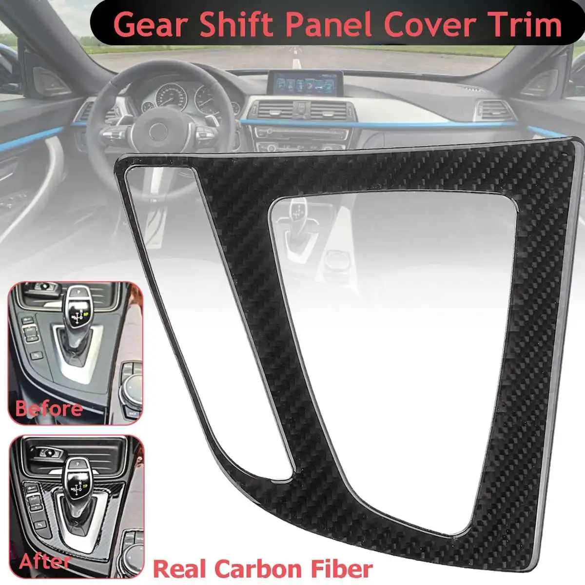 

Автомобильная панель переключения передач с центральным управлением из углеродного волокна, декоративная 3D наклейка для BMW 2 3 4 серии 2013 2014 2015 2016 2017