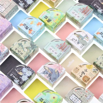 

1 PC Retro Chinese Tyle Poetic Flavour Decorative Washi Tape Diy Scrapbooking Masking Tape School Office Supply Papelaria