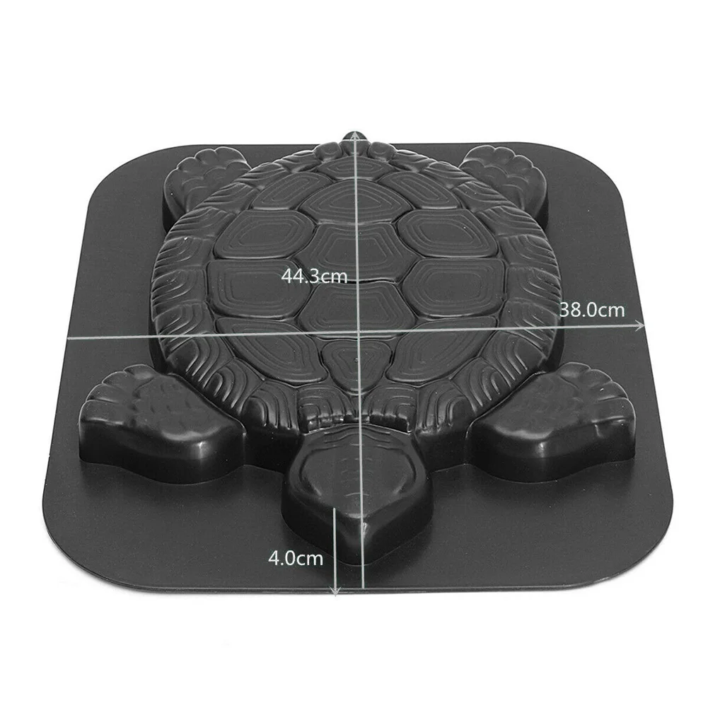 Simulation Turtle Shaped Garden Path Pavement Landscape Stepping Stone Maker Mould DIY Cement Paving Mold Floor Tiles