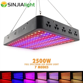 

2500W LED Grow Light Full Spectrum Fitolamp Plant Growth Lamp for Flowers Indoor Grow Tent Timing/Color Switches High Power