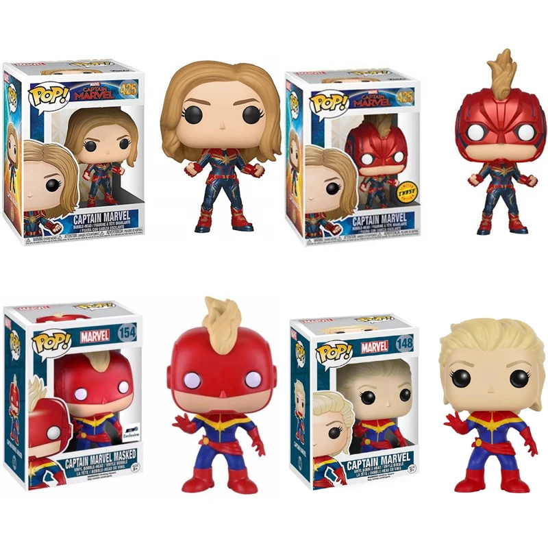 Funko Поп Супер герой Капитан фигурка Marvel Коллекционная модель игрушечные лошадки для детей Рождество 2019 подарок на день рождения