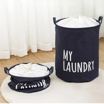 

Dirty Laundry Basket Bucket Organizer Foldable Laundry Basket Clothes Storage Bag Home Sundries Storage Barrel Cesto Ropa Sucia