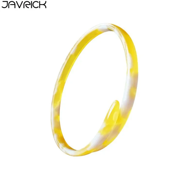 Женский модный браслет ацетат акриловый тренд Леопард открытый Браслеты Регулируемый браслет ювелирные изделия